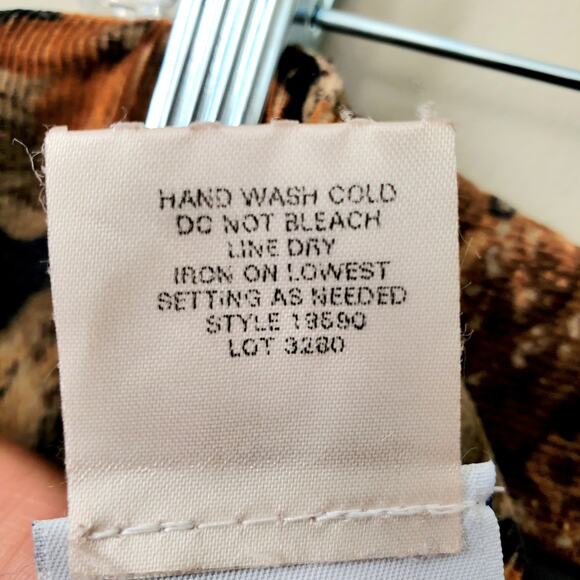 80s Brown Floral Corduroy Mini Skirt M Boho Prairie Cottagecore Goblincore - Picture 8 of 13